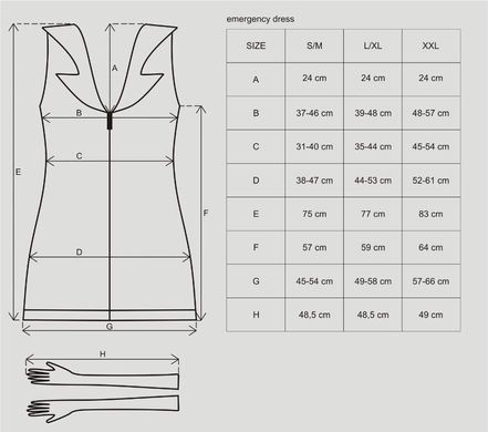 Obsessive Emergency dress S/M + stethoscope