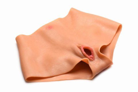 Накладная вагина Master Series Silicone Vagina + Butt Panties - Large