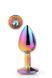 Dt21783 Райдужна анальна пробка GLEAMING LOVE MULTICOLOUR PLUG LARGE