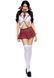Leg Avenue Miss Prep School S/M Red