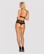 Сексуальний комплект Obsessive Sharlotte 2-pcs set black S/M