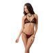 Комплект білизни MELISSA BIKINI black XXL/XXXL - Passion: ліф зі шнурівкою і трусики стрінги, Черный
