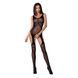 Бодістокінг Passion BS061 black, комбінезон, імітація панчох, Черный