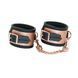 Поножья Liebe Seele Rose Gold Memory Ankle Cuffs, натуральная кожа, розовое золото