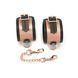 Поножья Liebe Seele Rose Gold Memory Ankle Cuffs, натуральная кожа, розовое золото