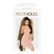 Бэби-долл с ажурным браллетом и высоким разрезом Penthouse - Sweet Beast Rose S/M, Розовый