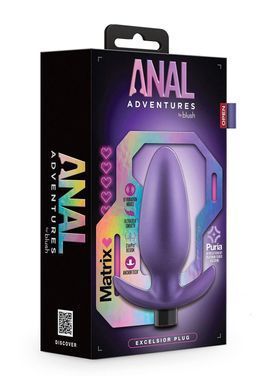 Анальный плаг с вибрацией ANAL ADVENTURES MATRIX EXCELSIOR PLUG