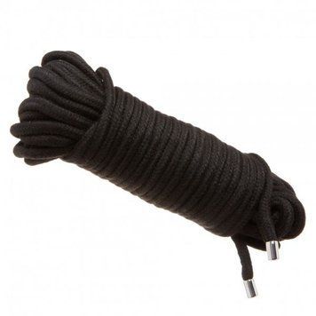 Мотузка для бондажу DS Fetish LOVE ROPE 20 м, чорний