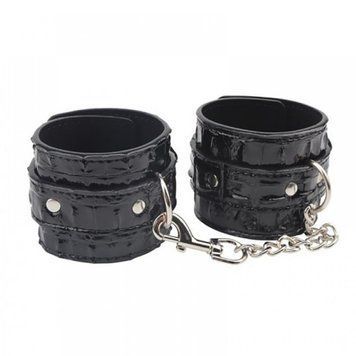Наручники Behave Luxury Fetish SURRENDER WRIST RESTRAINTS, Черный
