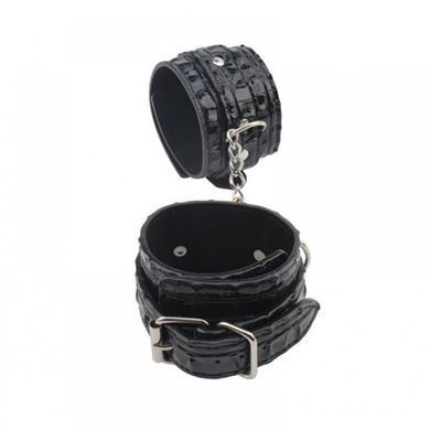 Наручники Behave Luxury Fetish SURRENDER WRIST RESTRAINTS, Черный