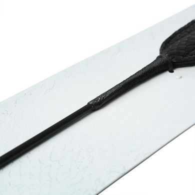 Шлепалка с минихлопушкой Sportsheets Sweet Sting Crop, Чорний