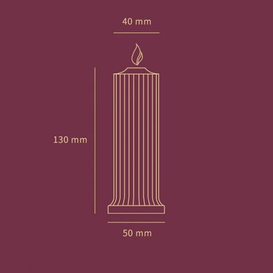 Свічка низькотемпературна UPKO Low temperature wax candle 150 г