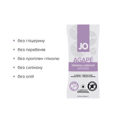 Набор лубрикантов Foil Display Box &ndash; JO Agape Lubricant &ndash; 12 x 10ml