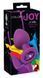 Анальна силіконова пробка з каменем You2Toys Colorful Joy Jewel, фіолетова, Medium