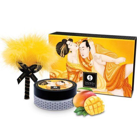 Смачна пудра для оральних пестощів Shunga Body Powder &ndash; Luscious Mango (75 гр)