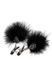 Зажимы для сосков с перьями GP FEATHER NIPPLE CLAMPS BLACK