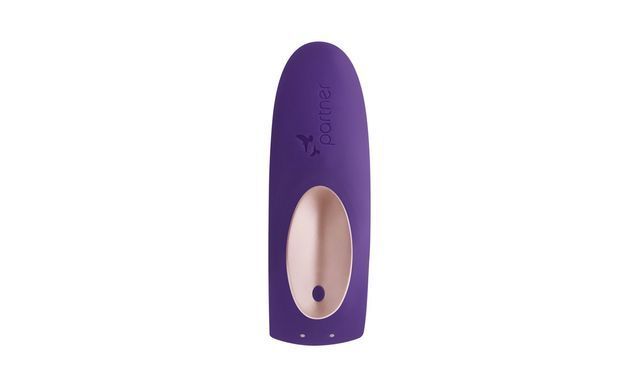 Вибратор для пар Satisfyer Double Plus с двумя моторчиками, Фиолетовый