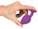 Анальна силіконова пробка з каменем You2Toys Colorful Joy Jewel, фіолетова, Medium