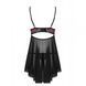 Бебидолл Obsessive Tulia babydoll & thong black S/M