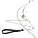 Металлическая анальная пробка Art of Sex Metal Anal Plug with Leash size L с поводком