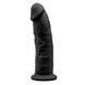 Фаллоимитатор SilexD Oscar Black (MODEL 2 size 9in), двухслойный, силикон + Silexpan, диаметр 5,4см