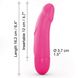 Вібратор Dorcel Real Vibration S Magenta 2.0, діаметр 3,7см, перезаряджається, для точки G, водостій