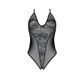 Боді з ажурним декором та відкритим кроком Ursula Body black L/XL &mdash; Passion, Черный