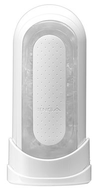 Мастурбатор Tenga Flip Zero White, змінна інтенсивність стимуляції, розкладний