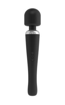 Мощный вибромассажер Dorcel Megawand Black перезаряжаемый, 160 режимов, Черный