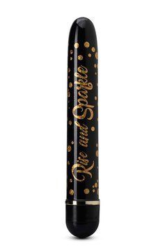 Вибратор для точки G THE COLLECTION RISE AND SPARKLE BLACK