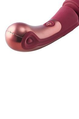 Вібратор мікрофон Dream Toys Dinky Curved Wand Jacky O бордовий