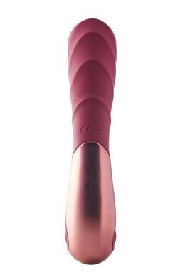 Подвійний вібратор рельєфний Dream Toys Dinky Duo Vibrator Jimmy K, бордовий