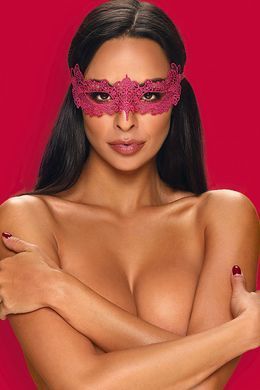 Маска на очі Obsessive A701 малинова