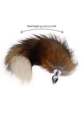 Анальний хвіст із металевою пробкою Foxtail Buttplug TABOOM