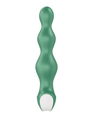 Анальный стимулятор-бусины с двумя моторами Satisfyer Lolli-Plug 2 Green