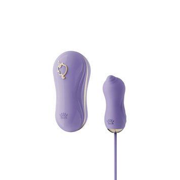 Набір 2в1 Zalo &mdash; UNICORN Violet, віброяйце + вакуумний стимулятор