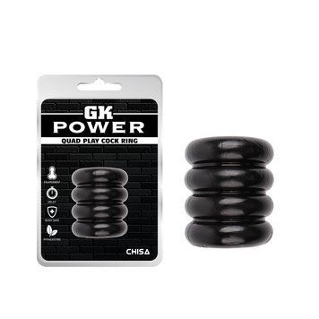 Эрекционное кольцо-ограничитель Chisa GK Power Quad play Cock Ring