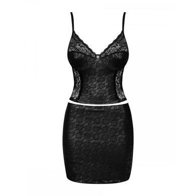 Комплект Obsessive Felisita корсет та спідниця S/M