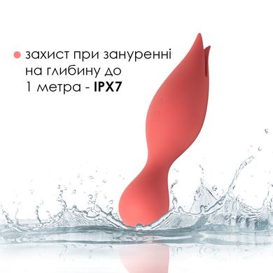 Подвійний вібратор точки G із язичками для клітора Svakom Siren Coral