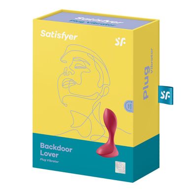 Анальна вібропробка Satisfyer Backdoor Lover Red