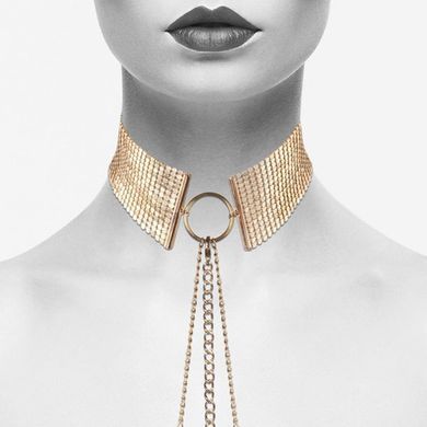 Ожерелье-воротник Bijoux Indiscrets Desir Metallique Collar - Gold, Золотистый