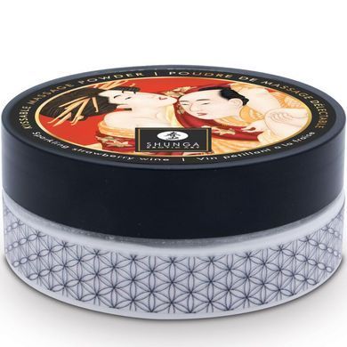 Смачна пудра для оральних пестощів Shunga Body Powder &ndash; Sparkling Strawberry Wine (75 гр)