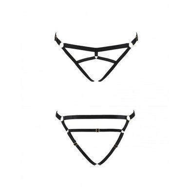 Трусики-стрінги зі стреп Kelis Thong black XXL/XXXL &mdash; Passion Exclusive