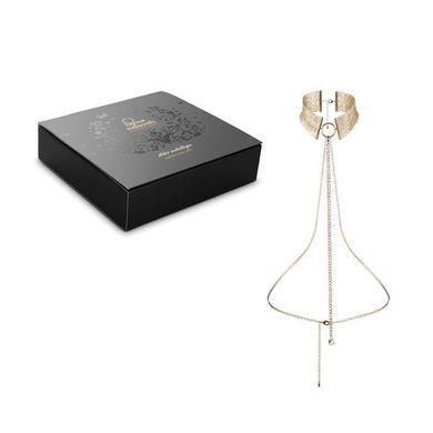 Ожерелье-воротник Bijoux Indiscrets Desir Metallique Collar - Gold, Золотистый