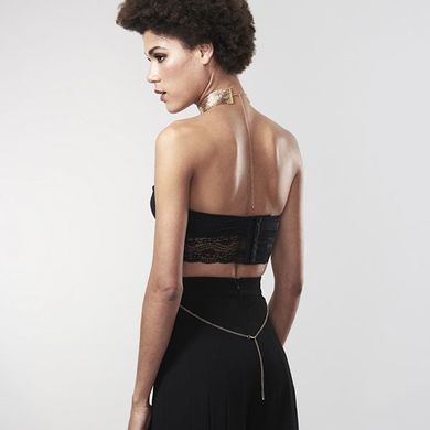 Ожерелье-воротник Bijoux Indiscrets Desir Metallique Collar - Gold, Золотистый