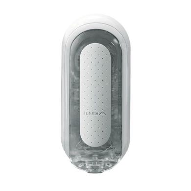 Мастурбатор Tenga Flip Zero White, змінна інтенсивність стимуляції, розкладний