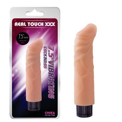 Вібратор кібершкіра Chisa Real Touch 7.5 беж