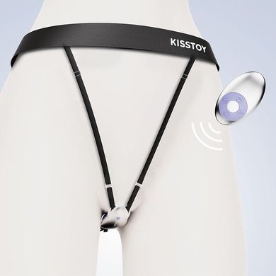 Вибратор в трусики KISSTOY Viosecret, пояс для фиксации и пульт ДУ в комплекте