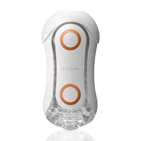 Мастурбатор Tenga FLIP ORB &mdash; Orange Crash, з можливістю зміни тиску та стимулювальними кульками всер
