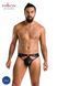 Мужские стринги Passion Thong Paul L/XL, черные, под латекс